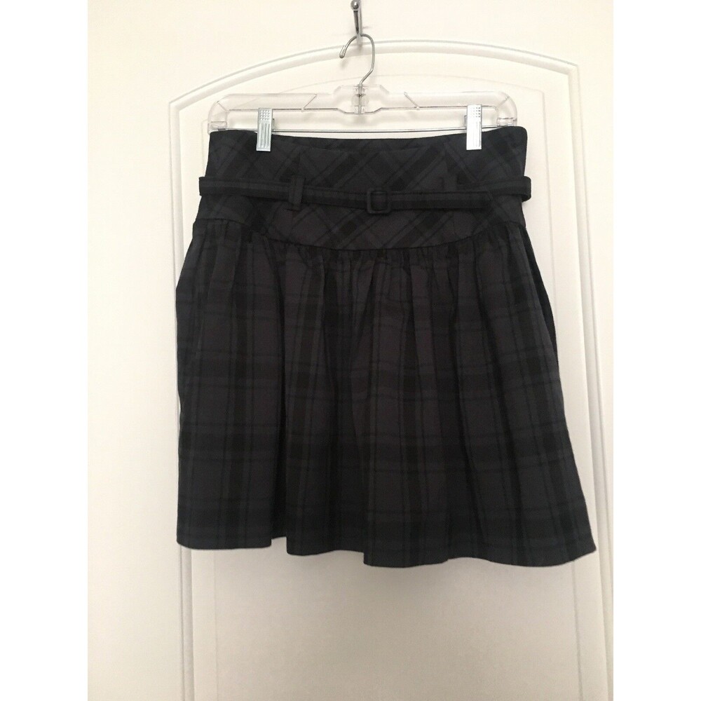 Twenty One Women's Flannel Plaid Mini Skirt Pleated Size 1 Multicolor